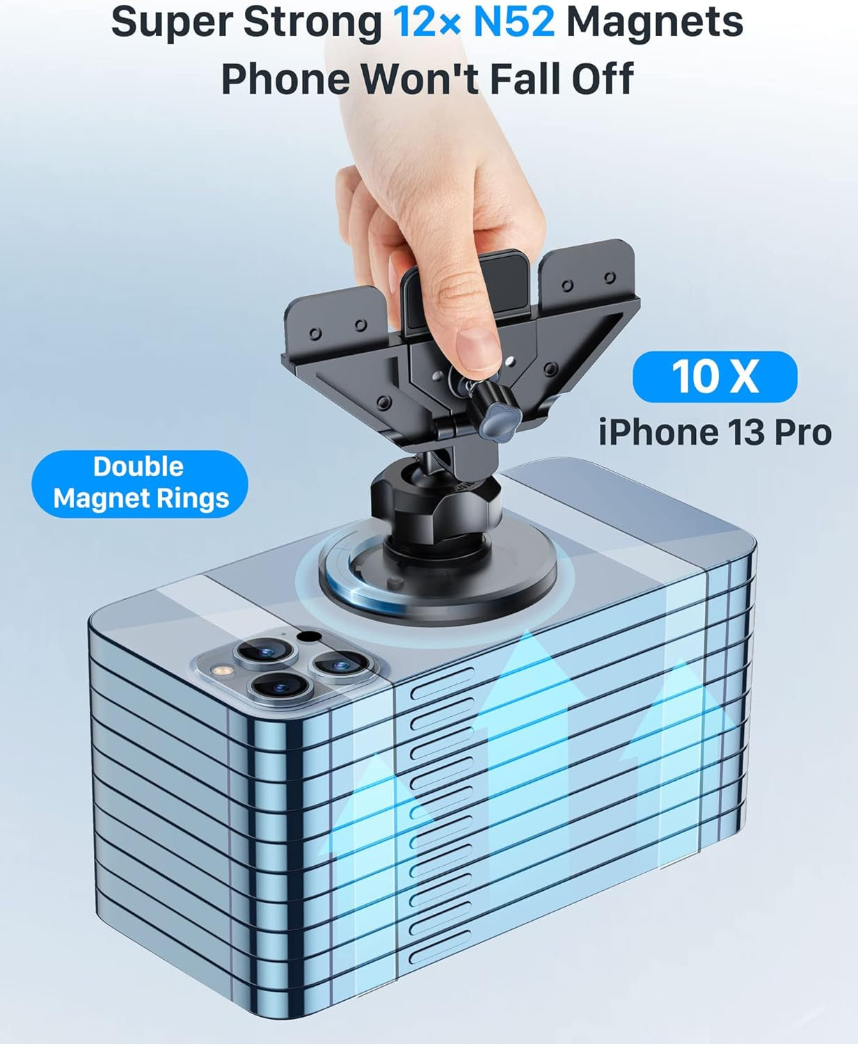 for Magsafe Car Mount CD Slot Phone Holder for Car, CD Magnetic Phone Mount, for Iphone Cradle Magnet, for Iphone 17/16/15/14/13/12 Series & Magsafe Case