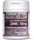Zinc 15Mg - Immune Support - High-Strength Citrate Form - Small, Easy-To-Swallow Tablets - UK Made - 180 Vegan Tablets (6 Months' Supply)